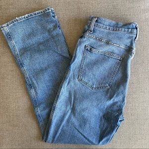 Agolde jeans with some stretch (possibly pinch waist high rise)